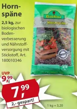 Sonderpreis Baumarkt Bioflor Hornspäne Angebot