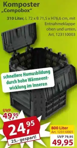 Sonderpreis Baumarkt Komposter ,,Compobox" Angebot