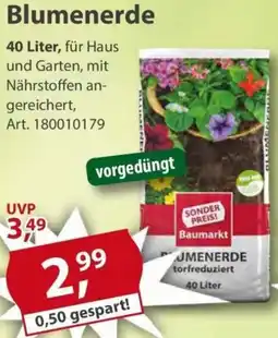 Sonderpreis Baumarkt Blumenerde Angebot