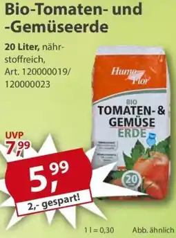 Sonderpreis Baumarkt Bio-Tomaten und Gemüseerde Angebot