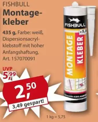 Sonderpreis Baumarkt FISHBULL Montagekleber Angebot