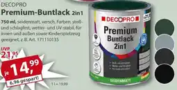Sonderpreis Baumarkt DECOPRO Premium-Buntlack 2in1 Angebot