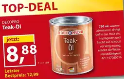 Sonderpreis Baumarkt DECOPRO Teak-Öl Angebot
