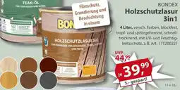Sonderpreis Baumarkt BONDEX Holzschutzlasur 3in1 Angebot
