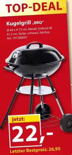 Sonderpreis Baumarkt Kugelgrill „BBQ" Angebot