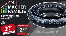 Sonderpreis Baumarkt Schwimmring ,,Autoreifen" Angebot