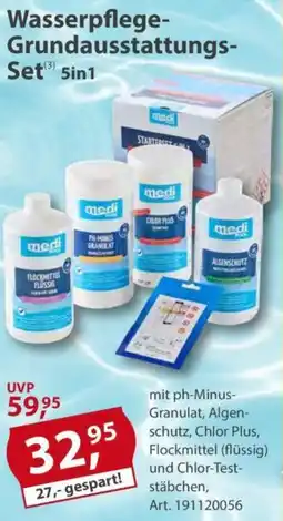 Sonderpreis Baumarkt Medi Pool Wasserpflege Grundausstattungs Set 5in1 Angebot