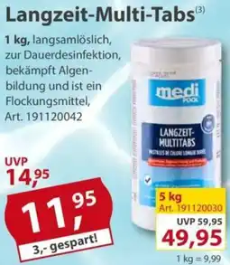 Sonderpreis Baumarkt Medi Pool Langzeit-Multi-Tabs Angebot