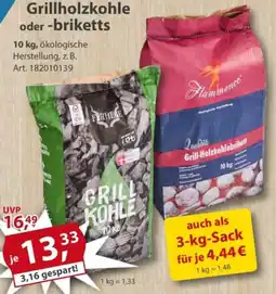 Sonderpreis Baumarkt Grillholzkohle oder -briketts Angebot