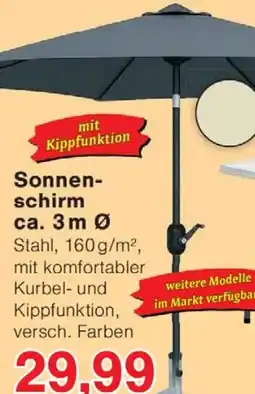 Wiglo Wunderland Sonnenschirm ca. 3m Ø Angebot