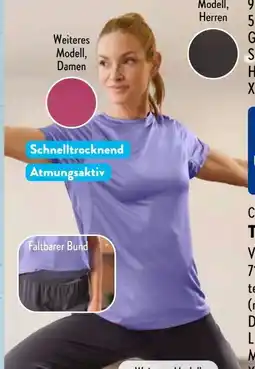 Aldi Süd Crane Damen Trainings T-Shirt Angebot