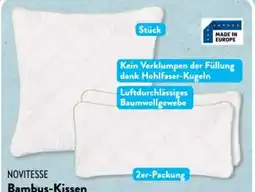 Aldi Süd Novitesse Bambus-Kissen Angebot