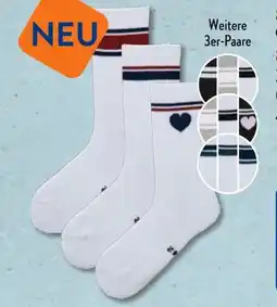 Aldi Süd Crane Damen Tennis-Socken 3 Paar Angebot