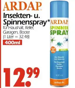 Wreesmann Ardap insekten- u. spinnenspray Angebot
