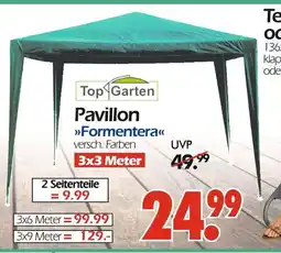 Wreesmann Top garten pavillon formentera 3x3 meter Angebot