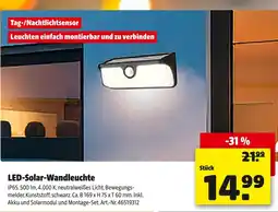 Hagebau Led-solar-wandleuchte Angebot