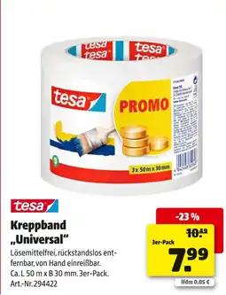 Hagebau Tesa kreppband universal Angebot