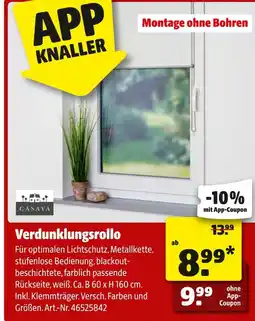 Hagebau Casaya verdunklungsrollo Angebot