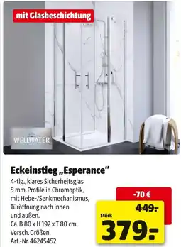 Hagebau Wellwater eckeinstieg „esperance“ Angebot