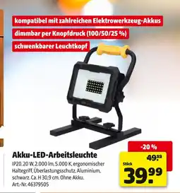Hagebau Akku-led-arbeitsleuchte Angebot