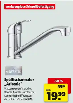 Hagebau Wellwater spültischarmatur „acireale“ Angebot