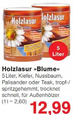 Wiglo Wunderland Holzlasur Blume Angebot