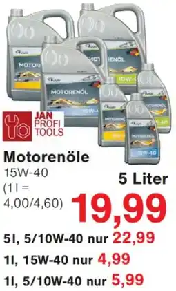 Wiglo Wunderland JAN PROFI TOOLS Motorenöle Angebot