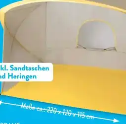 Aldi Süd Crane Pop-Up Strandmuschel Angebot