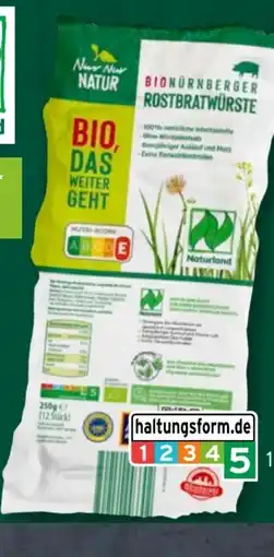 Aldi Süd Nur Natur Bio-Nürnberger Rostbratwürste Angebot