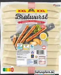 Aldi Süd Gut Drei Eichen Bratwurst XXL Angebot