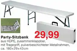 Wiglo Wunderland Party-Sitzbank Angebot