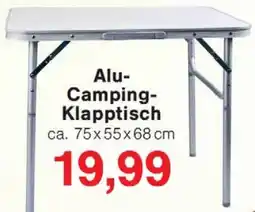 Wiglo Wunderland Alu Camping Klapptisch Angebot