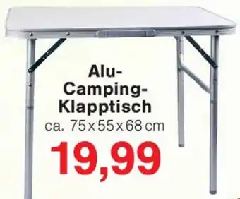 Wiglo Wunderland Alu Camping Klapptisch Angebot
