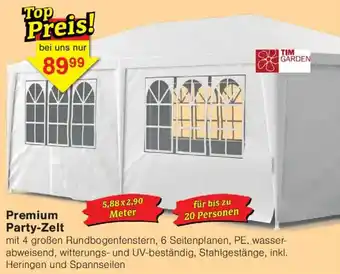 Wiglo Wunderland Premium Party-Zelt Angebot