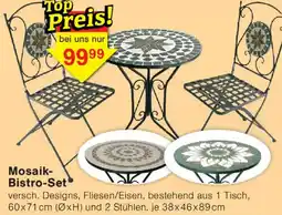 Wiglo Wunderland Mosaik Bistro-Set Angebot