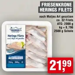 Handelshof Friesenkrone herings filets Angebot