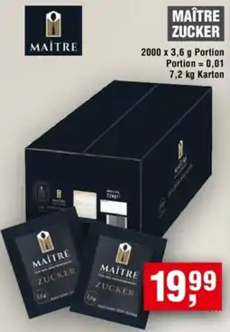 Handelshof Maître zucker Angebot