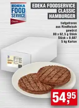 Handelshof Edeka foodservice classic hamburger Angebot