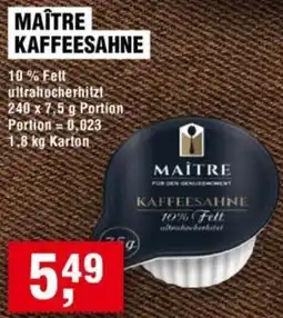 Handelshof Maître kaffeesahne Angebot