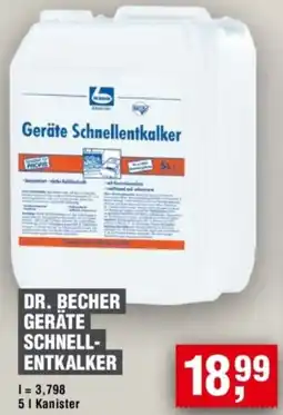 Handelshof Dr. becher geräte schnellentkalker Angebot