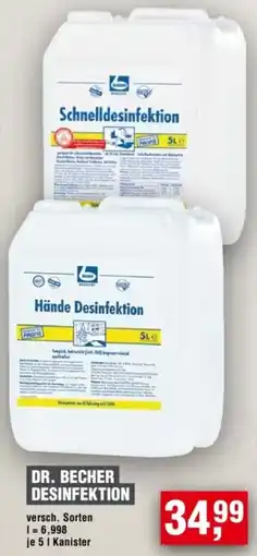 Handelshof Dr. becher desinfektion Angebot