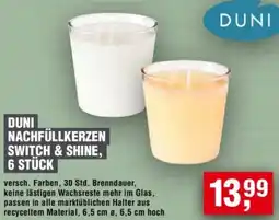Handelshof Duni nachfüllkerzen switch & shine, 6 stück Angebot