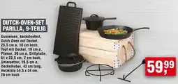 Handelshof Dutch-oven-set parilla, 9-teilig Angebot