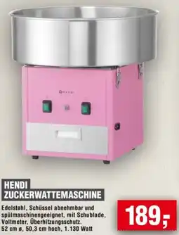 Handelshof Hendi zuckerwattemaschine Angebot