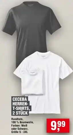 Handelshof Ceceba herren t-shirts, 2 stück Angebot