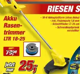 Posten Börse KARCHER Akku Rasentrimmer LTR 18-25 Angebot