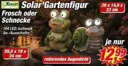 Posten Börse KYNAST Solar Gartenfigur Frosch oder Schnecke Angebot