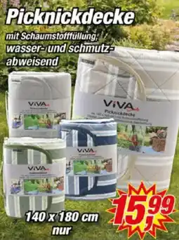 Posten Börse VIVA Picknickdecke Angebot