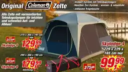 Posten Börse Coleman Original Zelte Angebot