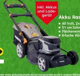 Globus Baumarkt Primaster Akku Rasenmäher PARM 4051VS Angebot